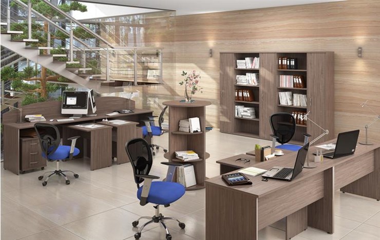 Офисный набор мебели IMAGO четыре рабочих места, стол для переговоров в Магадане - изображение 6